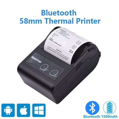 Portable 58mm Bluetooth Thermal Receipt Printer Infinity Comerciantes