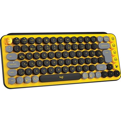 Logitech Pop Kablosuz Klavye Sar Troy Estore