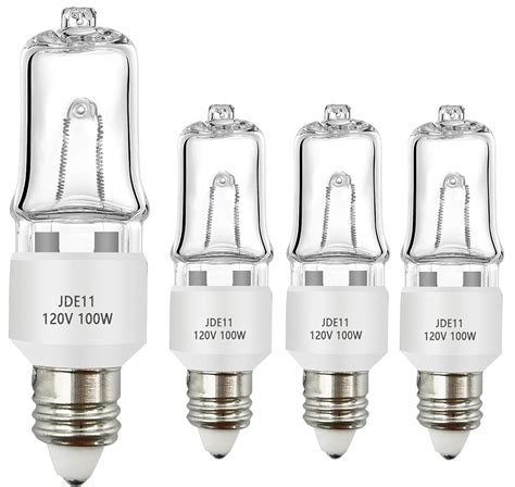 Buy BOGAO E11 Halogen Bulb Dimmable T4 100 Watt Warm White 2700K 1600lm