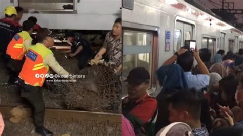 Viral KRL Di Tangerang Selatan Alami Gangguan Gegara Kawat Spring Bed