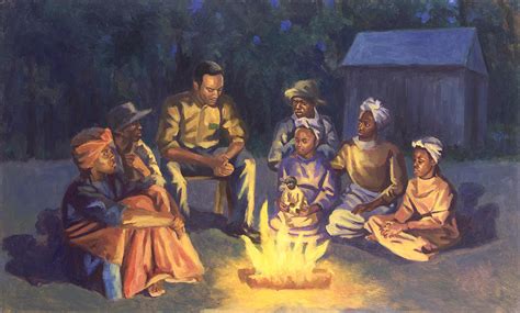 Campfire Stories Painting by Colin Bootman | Pixels