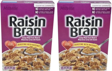 amazoncom millville  grain toasted wheat raisin bran breakfast