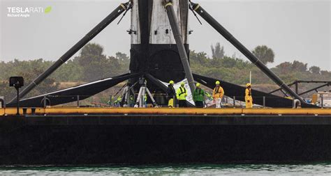 SpaceX rocket booster makes it back to port after hard drone ship landing