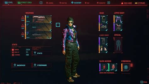 Cyberpunk 2077 Level Caps Attribute Points And Perks