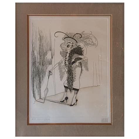 Collectible Signed Hirschfeld Signed Limited Edition Etching At 1stdibs