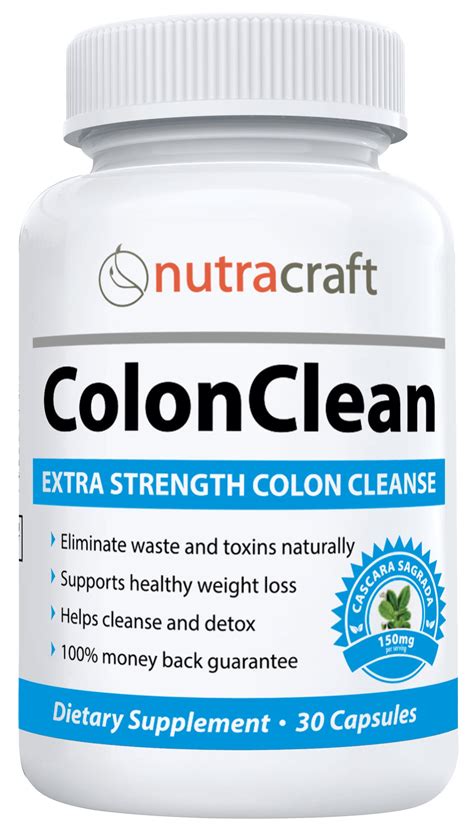 ColonClean 15 Day Colon Cleanse & Detox - 30 Capsules | Nutracraft