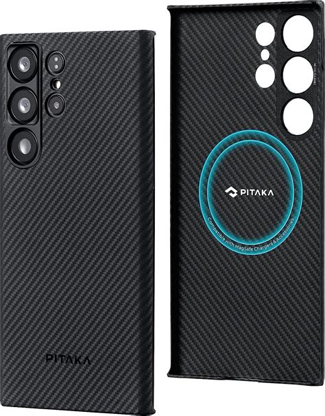 pitaka Magnetische Hülle für Samsung Galaxy S23 Ultra Ultradünne