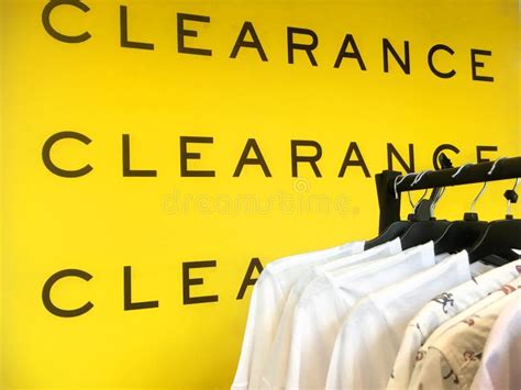 Clearance Sale Sign Banner for Clothing Shop Stock Image - Image of frenzy, signage: 106662969