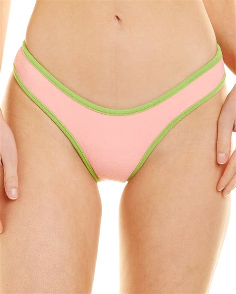 Frankies Bikinis Sawyer Terry Bikini Bottom In Green ModeSens