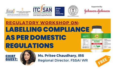 Free Workshop Fssai Regulations On Labelling Compliance In India Food Tech News