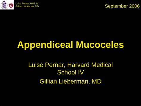 PDF Appendiceal Mucoceles Lieberman S ERadiologyeradiology Bidmc