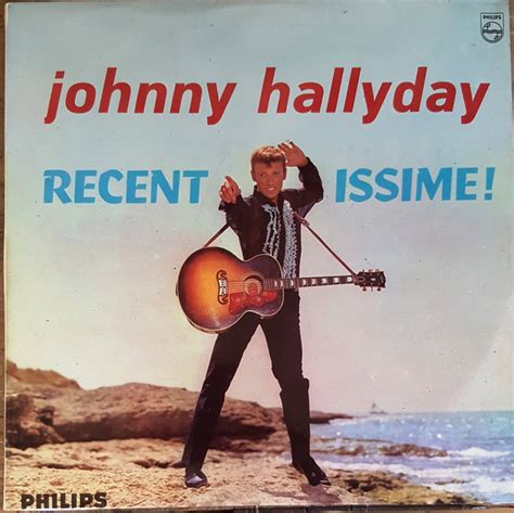 Cotes Vinyle Recentissime Par Johnny Hallyday GALETTE NOIRE