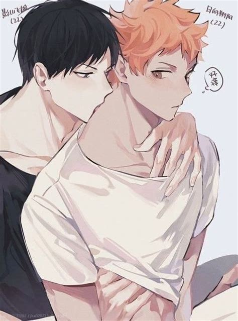 Pin by Чаёк on Быстрое сохранение Kagehina cute Kagehina Haikyuu