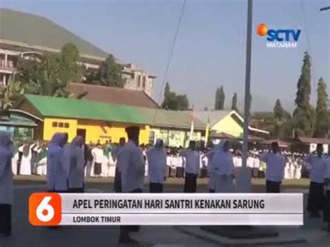 Apel Dalam Rangka Peringatan Hari Santri Di MA MUALLIMIN NW PANCOR 22