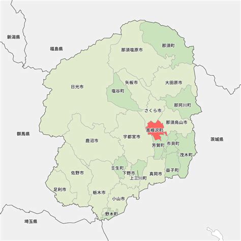 栃木県塩谷郡高根沢町の地図 Map It マップ・イット