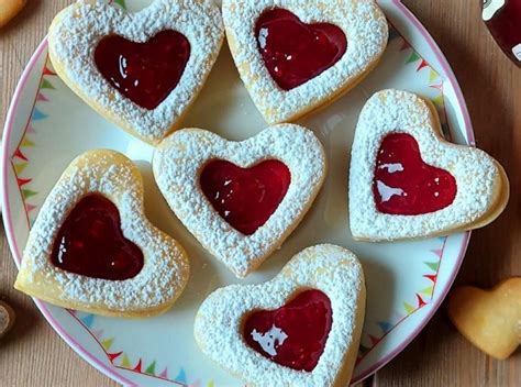 Cuori Dolci Di San Valentino Biscotti Ripieni Marmellata Cucinare