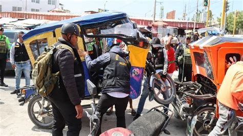 Operativo Entre Mpp Y Pnp Interviene Mototaxis Informales Por