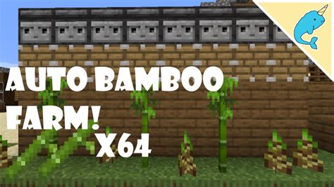 MINECRAFT BAMBOO FARM TUTORIAL How To Build A Bamboo Farm In