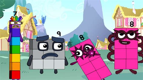 Numberblocks full season Don't hurt Eight - YouTube