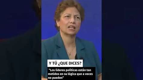 Rosario Espinal “los Líderes Políticas Están Tan Metidos En Su Lógica