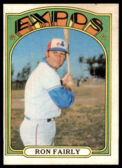 1972 Topps Ron Fairly Baseball Cards 405 EBay