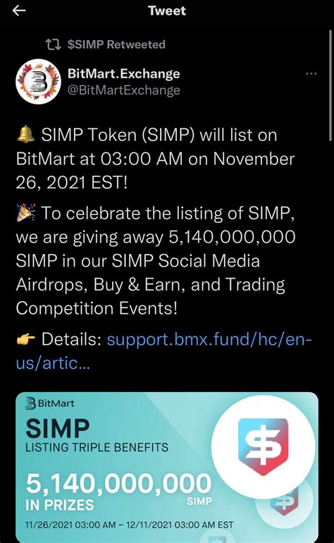 SIMP Token Latest News Social Media Updates And Insights CryptoRank Io