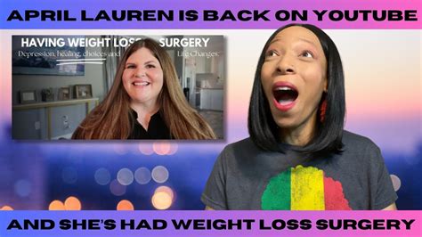 April Lauren Discusses Her Depression And Weight Loss Surgery After Her