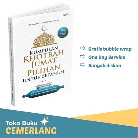 Jual Buku Kumpulan Khotbah Jumat Pilihan Untuk Setahun Lengkap Shopee