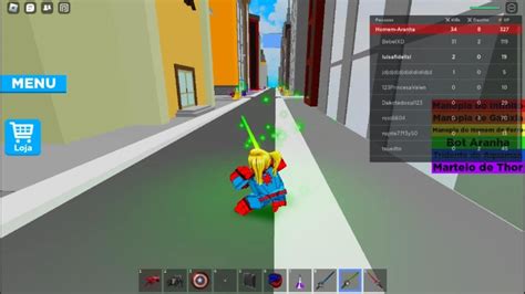 Manu Jogando Jogo Do Homen Aranha Roblox YouTube