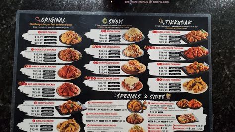 Online Menu of Choong Man Chicken Restaurant, Duluth, Georgia, 30096 - Zmenu