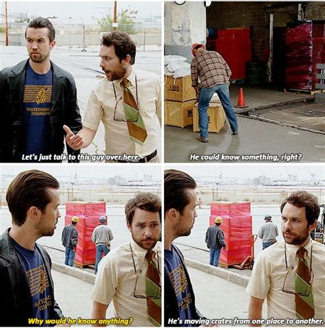 Charlie Day Quotes Added A New Photo Charlie Day Quotes Charlie Day Sunny Quotes Its