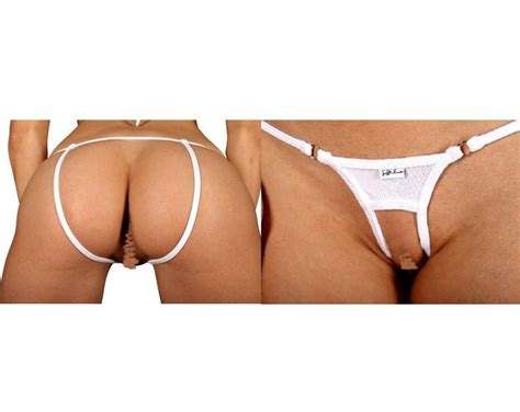 Sexy Hot Mini Micro Shbikini Bikini Bottom Extreme Open Crotch String Thong
