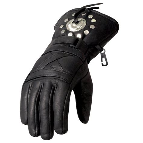 Leather Gauntlet Glove - Bronson Rock Garage