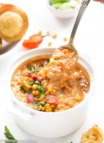 Trinidad Style Corn Soup - Immaculate Bites