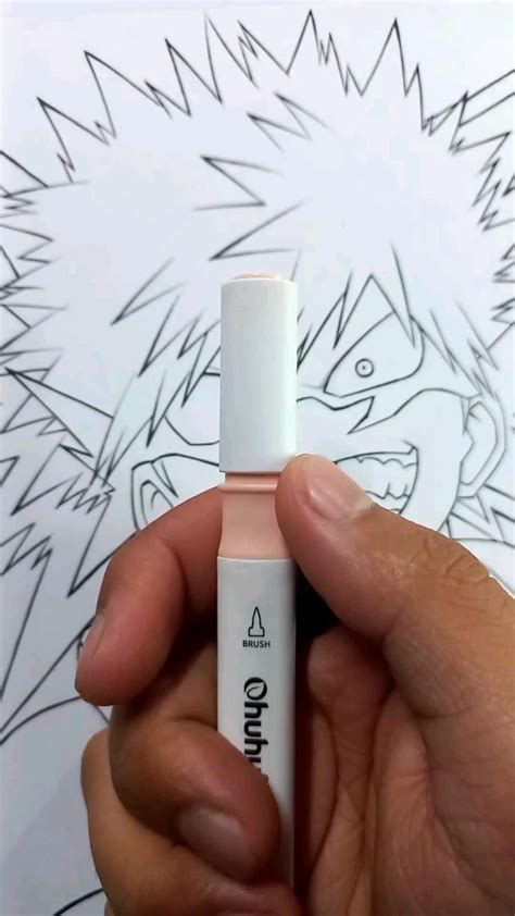 Drawing Bakugou Posters Prints Visual Artwork Face Drawing