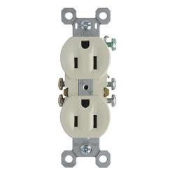 Legrand Pass Seymour Trademaster Light Almond Duplex Outlet