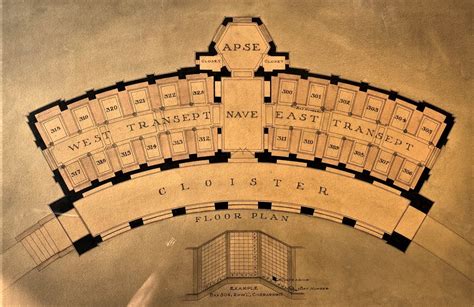 Object 48 Floor Plan Of Vas Historic Indoor Columbarium Va History