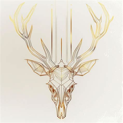 Deer Skull Tattoo Design Pack – IMAGELLA