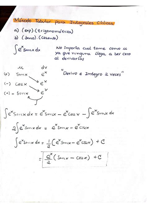 Solution Tecnicas De Integracion Studypool