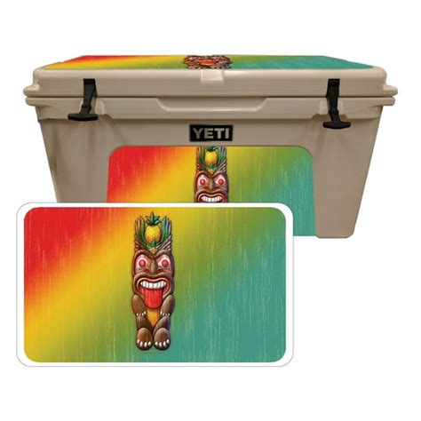 Mightyskins Skin Compatible With Yeti Tundra 110 Qt Cooler Tiki Man