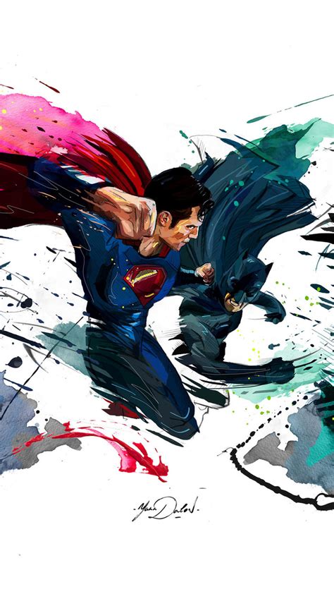 1080x1920 Batman Superman Hd Artwork Artist Behance Superheroes