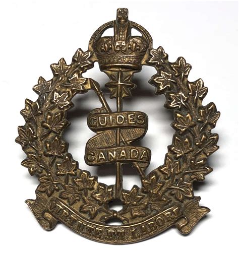 Canadian Corps Of Guides Ww Cap Badge By P W Ellis Co