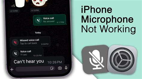 How To Fix Iphone Microphone Not Working Solutions Youtube