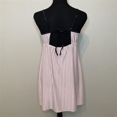 Striped dress Pink and black striped dress. There... - Depop