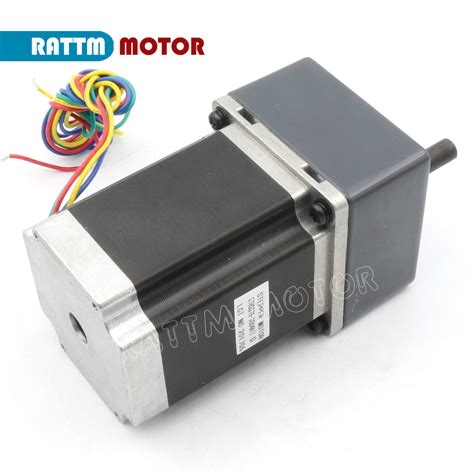 Ratio 15 Gearbox Geared Nema23 Stepper Motor 850oz In L76mm 3a