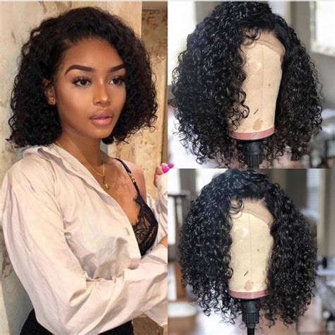 50 Off Now Brazilian Virgin Bob Curl 360 Frontal Lace Wig [ht228