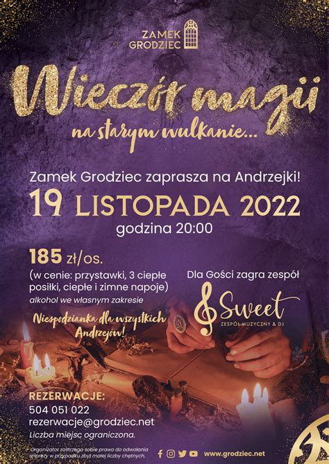 Wiecz R Magii Na Starym Wulkanie Zapraszamy Na Andrzejki Oficjalna