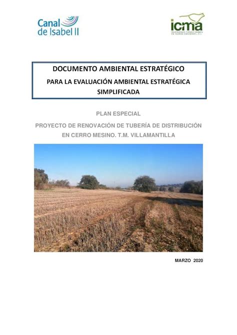 Pdf Documento Ambiental Estrat Gico Ambiental Estrat Gica