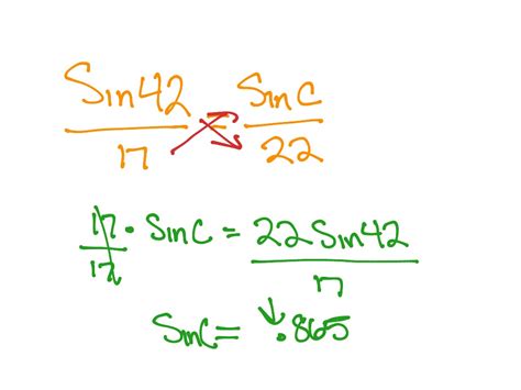 Leagus Explaining The Sine Rule Math Showme