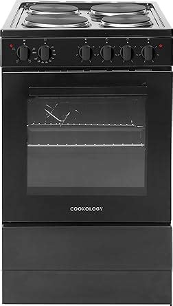 Cookology CFSPSC501BK 50cm 62L Capacity Single Cavity Freestanding